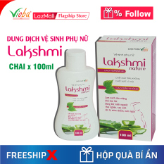 Dung Dịch Vệ Sinh Phụ Nữ Thảo Dược Thiên Nhiên Làm Hồng Và Se Khít Vùng Kín – Cháy Bùng Lửa Yêu, Nuôi Dưỡng Và Trẻ Hoá Da Vùng Kín, Kháng Khuẩn, Khử Mùi Hôi, Làm Thơm Vùng Kín. Lakshmi Gel 100ml Của Vioba.