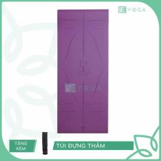 Thảm Tập Yoga Định Tuyến TPE 6mm 2 Lớp Tặng Kèm Túi