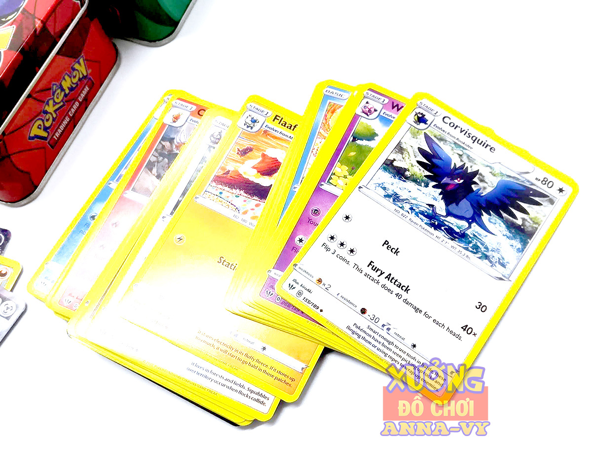 ( 1 TẶNG 1 - FREE SHIP - HOÀN TIỀN MAX) Hộp Thẻ Bài POKEMON Cao cấp - Bộ thẻ...
