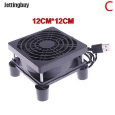 Jettingbuy Quạt Định Tuyến Nguồn DC 5V USB Máy Làm Mát PC Tự Làm Hộp TV Làm Mát Không Dây Yên Tĩnh