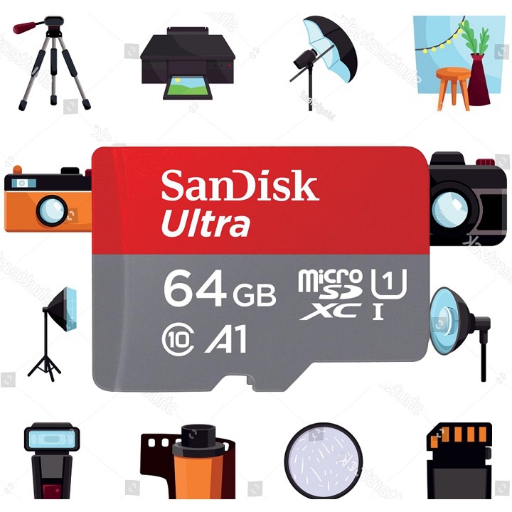 Thẻ Nhớ MicroSD 64GB/128GB - Tốc Độ Đọc,Ghi Chép Dữ Liệu Nhanh Lên Đến 45-85 Mb/S,Chuyên Dụng Cho Camera Wifi,Camera...