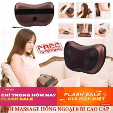 Gối Massage Đa Năng , Gối Massage Đa Năng , Massage 8 Bi Cao Cấp, Giảm Đau Nhanh Chóng, Điều Hòa Tuần Hoàn Máu, Bapr Hành 1 Đổi 1 Bởi Good 365.Mã Sp 015
