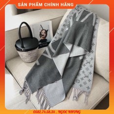 Khăn Dạ L.V Hoa Văn, Khăn Choàng L.V Nhiều Màu Siêu Mềm Mịn Size 180x60cm