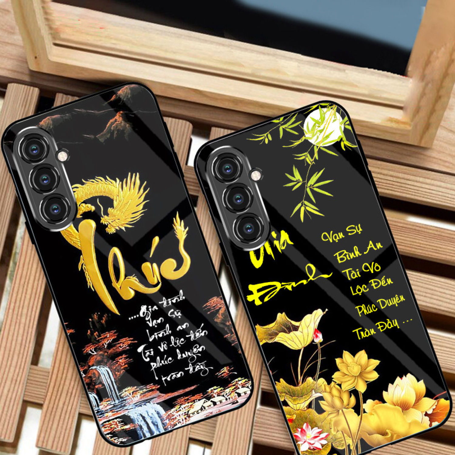 Ốp Lưng SAMSUNG GALAXY A14, A14 5G , A34 5G, A54 5G Mặt kính cao cấp, sáng đẹp, Chữ thư pháp