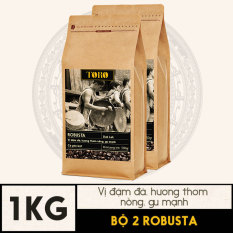 [1KG] Bộ 2 Cà Phê Bột TORO ROBUSTA COFFEE – 500gr/GÓI – Nguyên Chất Không Trộn Pha Tạp – Cà Phê Thật 100% – TORO COFFEE – [TORO FARM] – Tặng Gel rửa tay Shell cho mỗi đơn hàng bất kỳ