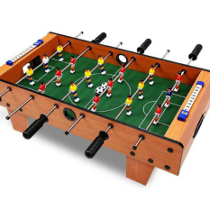 Bàn Bi Lắc To,Bàn Bi Lắc 6 Tay Cầm,Đồ Chơi Bàn Bóng Đá Bi Lắc Trẻ Em – Bàn Bóng Đá Table Top Foosball (Gỗ) Midoctor – 6 Hàng Cầu Thủ