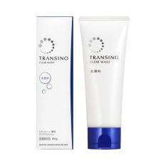 Sữa rửa mặt Transino Clear Wash dưỡng trắng, giảm thâm nám 100g – Lacdy cosmetics