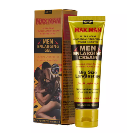 MAXMAN Gold “Boy” Lengthening Cream For Gentlemen Who Wants To Dress Up, Easy 18cm Length (DISCOVERED DELIVERY)