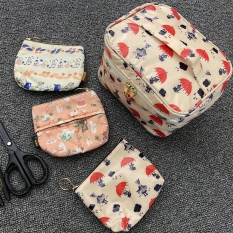 Free shipping daily single SP home cute cartoon anime Moomin coin purse key cosmetic bag lunch bag storage DEC