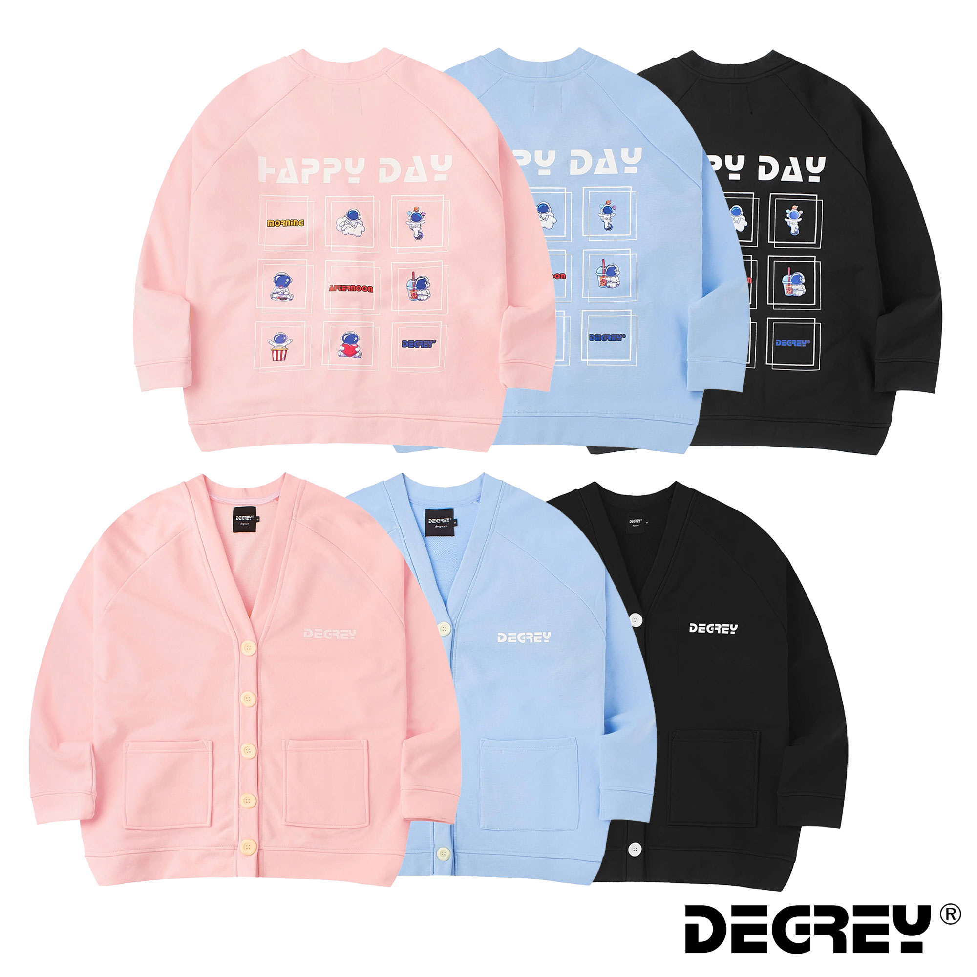Áo Astronaut Cardigan Degrey