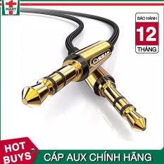 Dây Cáp Audio Nối Loa HỖ TRỢ CẢ NHẠC LOSSLESS, 2 Đầu Dương Chuẩn Jack Cắm 3.5, Dây Bọc Dù Loại Cao Cấp Thương Hiệu Ossan Nhật