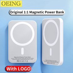 5000mAh Original 1:1 Macsafe Power Bank Powerbank Magnético Sem Fio Para iPhone 12 13 14 Pro Max Bateria Auxiliar Externa