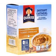 Yến mạch ăn liền Quaker vị socola hộp 180g