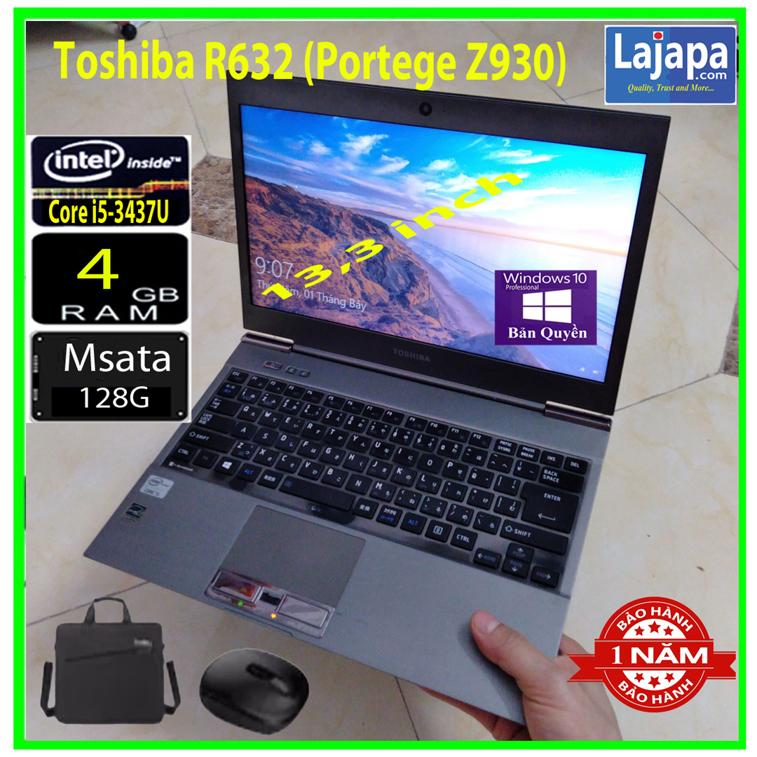 [Xả Kho 3 Ngày ] Toshiba Dynabook R632 (Portege Z930) /r632/r631 (portege z930/z830) Máy tính xách tay nhật bản Laptop...