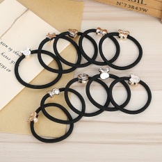 20 Chun buộc tóc Hàn quốc xinh xắn – 20 chun đen