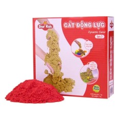 Cát động lực màu tự nhiên 1kg Star Kids (K301), giúp bé có những giây phút vui chơi thỏa thích & phát huy khả năng sáng tạo