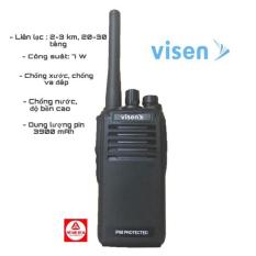 Bộ Đàm Cầm Tay Visen VS-M810,CHỐNG NƯỚC,CHỐNG XƯỚC,CHỐNG VA ĐẬP,đàm thoại 2-3km nội thành,4-5km ngoại thành-BH 5 NĂM