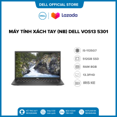 Laptop Dell Vostro 5301 i5-1135G7 | Ram 8GD4 | 512SSD | 13.3FHD | XÁM | Win 10 | Đèn bàn phím | Bảo Hành Tận Nhà