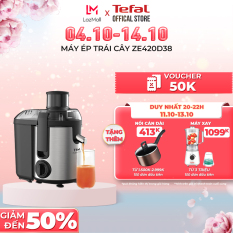 Máy ép trái cây Tefal ZE420D38, ép mạnh và êm, hàng chính hãng bảo hành 2 năm