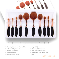 Bộ cọ trang điểm 10 chi tiết Multipurpose Makeup Brush