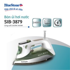 Bàn ủi hơi nước cao cấp 2400W Bluestone SIB-3879 – Mặt đế ceramic – Chức năng chống vôi hóa, chống nhỏ giọt – Bảo hành 2 năm – Hàng chính hãng