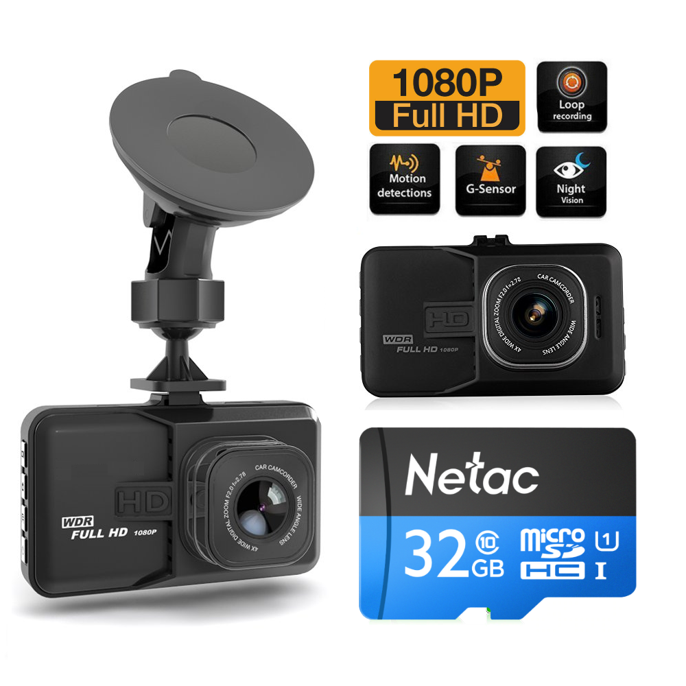 Camera Hành Trình Elitek 2550 Góc Quay Rộng Full HD 1080P+ Thẻ 32GB
