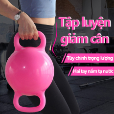 Tạ tay tạ tập gym tạ tập yoga hình tròn tạ nước đổ nước vào tùy chỉnh trọng lượng tạ nam tạ nữ hai màu hồng và xanh lam tạ tập tay tại nhà Keep Going Max