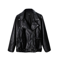 Áo khoác da Biker 6103 4lucky, áo Jacket da dài tay unisex, Local Brand