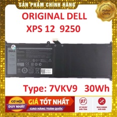 Pin(battery)Original Dell XPS 12 9250 7vkv9 30Wh – PIN ZIN BẢO HÀNH 6 THÁNG LỖI ĐỔI MỚI **CÓ VIDEO THỰC TẾ **