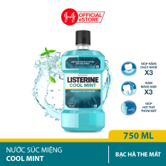 Nước súc miệng diệt khuẩn giữ hơi thở thơm mát Listerine coolmint 750ml – 100945522