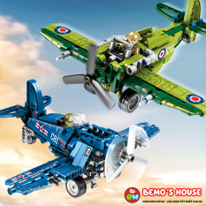 Đồ chơi lego xếp hình máy bay 208 miếng ghép, phát triển trí tuệ cho trẻ