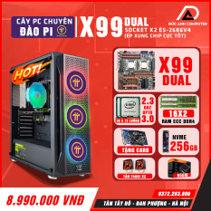 Combo Đào Pi hiệu suất cực cao – Giá rẻ – X99dual – x2 2686v4 – 32GB Ram Tặng Card Xuất Hình