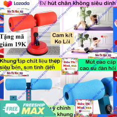 Dụng cụ tập gym cơ bụng đa năng dùng để gập bụng giảm mỡ bụng tại nhà cho Nam và Nữ đa năng tập được cơ tay cơ chân và thể dục Có đế hút chân không thiết kế chữ T rất dễ sử dụng và an toàn mẫu mới 2021