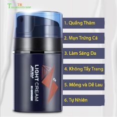 (GIá Hủy Diệt) LightCream Makeup Nâng Tone Che Khuyết Điểm Kem Trang Điểm 4in1 Dành Cho Nam