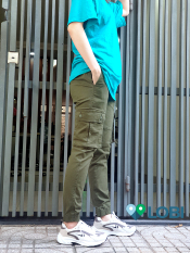 Quần túi hộp nữ | Quần jogger túi hộp vải kaki nhập khẩu loại 1 chất lượng cao