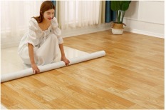 Simili lót sàn nhà 1mm xốp giả vân gỗ chống thấm nước trải kho xưởng cửa hàng