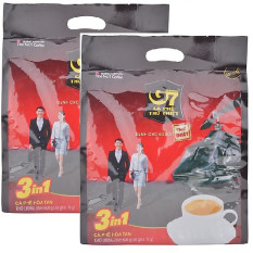 Combo 02 Bịch Cà phê sữa G7 Trung Nguyên 3in1 Bịch 50 Gói