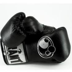Găng tay boxing GRANT CUSTOM PRO PUNCHER’S GLOVES-CREED 2-SOLID BLACK/PLATINUM 10oz