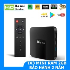 Android Tivi box Tx3 mini Ram 2GB – Android 8.1.2 ( Giá Shock )