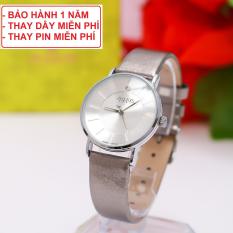 ĐỒNG HỒ NỮ JULIUS HÀN QUỐC DÂY DA JA-921A JU1195 XÁM bảo hành 1 năm thay dây miễn phí và thay pin miễn phí