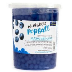 Thạch thủy tinh (hạt thủy tinh) Popball Hùng Chương việt quất Hộp 1kg uống trà, trà sữa