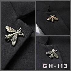 Ghim cài áo Vest Nam và Sơ mi hình con ve sầu GH-113 cài ve áo Vest, áo Măng tô Lapel Pin (Phụ Kiện Áo Vest – AdamZone)