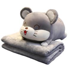 Chuột Bông 50cm – Bộ Chăn Gối Văn Phòng 2 Trong 1 – Tặng Thiệp Mừng 3D – Quà Tăng Yêu Thương – CB50(màu ngẫu nhiên)