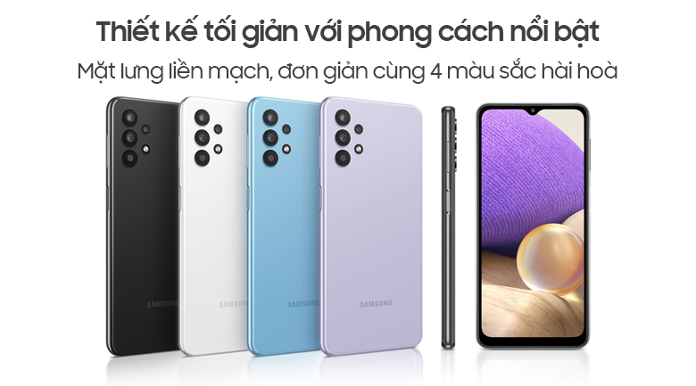 (Voucher 50K)Điện thoại Samsung Galaxy A32 (6GB/128GB) chính hãng, nguyên seal, MỚI 100%, Super AMOLED6.4