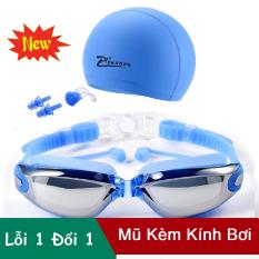 Đồ Bơi, Kính Bơi, Sét Kính Bơi Kèm Mũ Thiết Kế Thông Minh Bảo Vệ Mắt, Tai, Tóc Hiệu Quả, Chất Liệu Cao Cấp Bền Đẹp – Sale Giảm Giá Sốc, Bảo Hành Lỗi 1 Đổi 1.