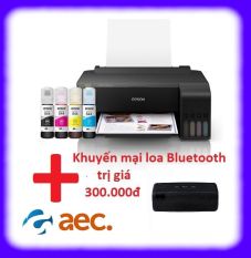 Máy in phun màu Epson L1110 máy đã bao gồm 4 bộ mực hãng Epson 003 + Khuyến mại loa bluetooth trị giá 300.000đ