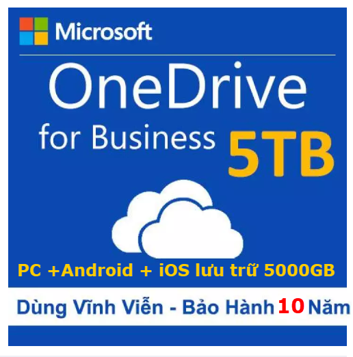 Tài khoản Onedrive 5TB lưu trữ trọn đời được chọn username