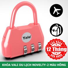 Khóa vali du lịch màu xanh hồng tím trẻ trung nổi bật Yale Y-NOVELTY-2