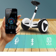 Xe điện cân bằng Mini Robot – Xe Điện Cân Bằng Thông Minh – Điều Khiển Bằng Điện Thoại Qua Ứng Dụng – Bluetooth, đèn led, tay xách thuận tiện