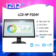 [Voucher Giảm 10% Đơn 500K] Màn hình máy tính LCD HP P204V 19.5 Inch 1600×900/ HD+/ 60Hz/ 7ms-Hàng chính hãng new 100%